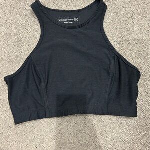 Outdoor Voices Black Sports Bra/Crop Top